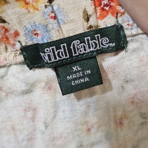 Wild Fable Multicolor Floral Dress Sz XL - Picture 5 of 6